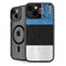 Estonia Flag Distressed iPhone 13 Kickstand Case